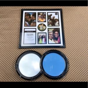 NWT! ✨Photo Frame + Two Round Mirror Decor Set!